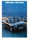 1988 BMW 3 SERIES CONVERTIBLE BROCHURE GERMAN