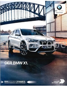 2017 BMW X1 PROSPEKT DEUTSCH
