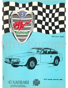 1980 ALFA ROMEO CLUB HET KLAVERBLAADJE 10 NIEDERLÄNDISCH