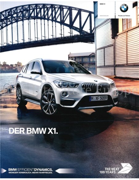 2016 BMW X1 PROSPEKT DEUTSCH