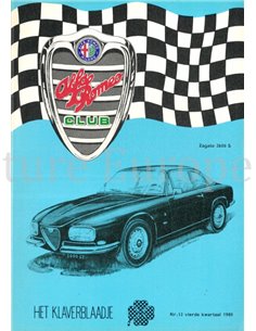 1980 ALFA ROMEO CLUB HET KLAVERBLAADJE 12 DUTCH
