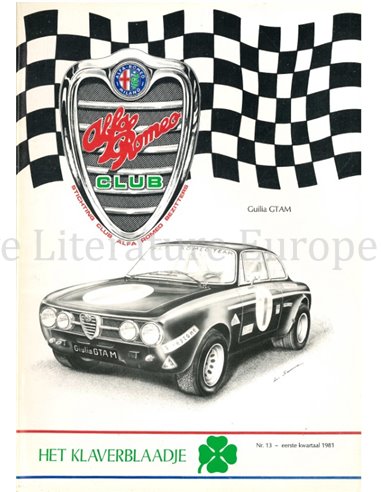 1981 ALFA ROMEO CLUB HET KLAVERBLAADJE 13 DUTCH