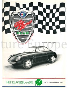 1981 ALFA ROMEO CLUB HET KLAVERBLAADJE 14 DUTCH