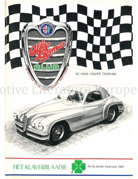 1981 ALFA ROMEO CLUB HET KLAVERBLAADJE 15 NEDERLANDS
