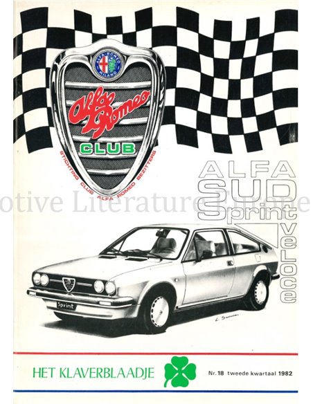 1982 ALFA ROMEO CLUB HET KLAVERBLAADJE 18 NEDERLANDS