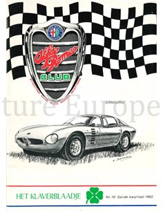 1982 ALFA ROMEO CLUB HET KLAVERBLAADJE 19 NIEDERLÄNDISCH
