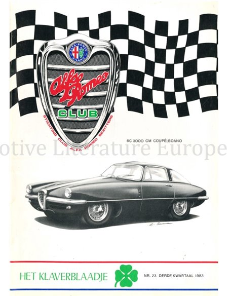 1983 ALFA ROMEO CLUB HET KLAVERBLAADJE 23 NIEDERLÄNDISCH