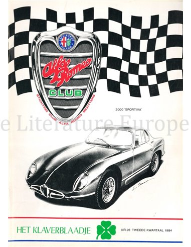1984 ALFA ROMEO CLUB HET KLAVERBLAADJE 26 NIEDERLÄNDISCH