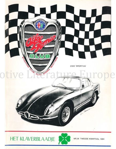 1984 ALFA ROMEO CLUB HET KLAVERBLAADJE 26 NEDERLANDS