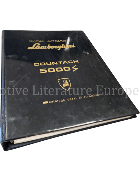 1984 LAMBORGHINI COUNTASH 5000S ERSATZTEILKATALOG