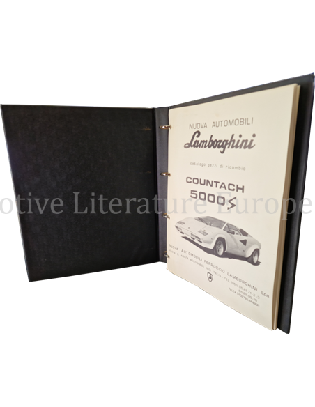 1984 LAMBORGHINI COUNTACH 5000S ONDERDELEN CATALOGUS