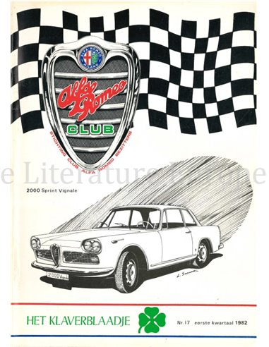 1982 ALFA ROMEO CLUB HET KLAVERBLAADJE 17 NIEDERLÄNDISCH