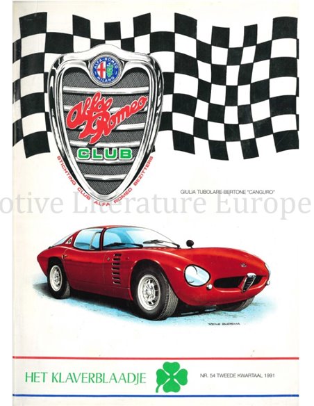 1991 ALFA ROMEO CLUB HET KLAVERBLAADJE 54 NEDERLANDS