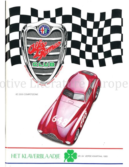 1993 ALFA ROMEO CLUB HET KLAVERBLAADJE 64 DUTCH