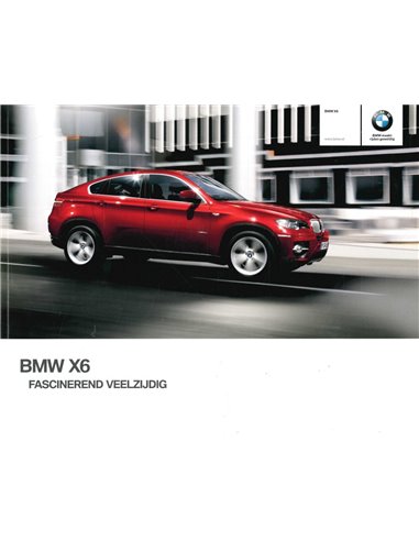 2009 BMW X6 PROSPEKT NIEDERLÄNDISCH