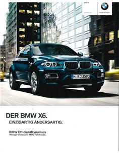 2013 BMW X6 PROSPEKT DEUTSCH