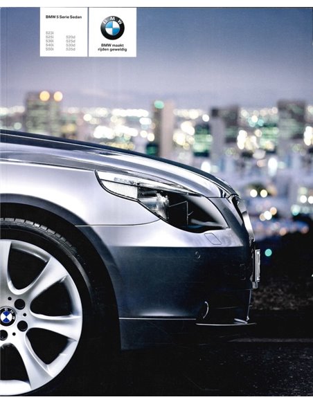 2005 BMW 5 SERIES SALOON BROCHURE DUTCH