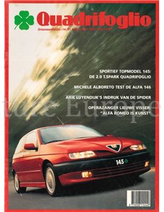 1995 ALFA ROMEON QUADRIFOGLIO MAGAZINE 51 NIEDERLÄNDISCH