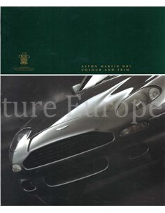 1998 ASTON MARTIN DB7 COLOUR & TRIM BROCHURE ENGLISH