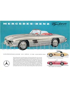 1959 MERCEDES BENZ 300 SL ROADSTER LEAFLET DUITS