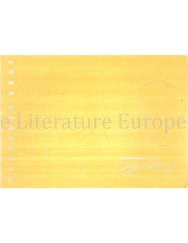 1954 MERCEDES BENZ 300 S SC BROCHURE DUITS