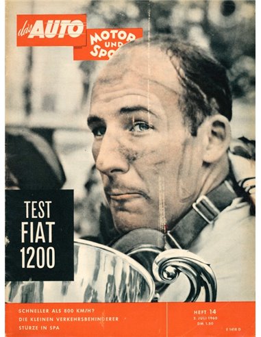 1960 DAS AUTO MOTOR UND SPORT 14 DUITS