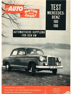 1960 DAS AUTO MOTOR UND SPORT MAGAZINE 06 DUITS