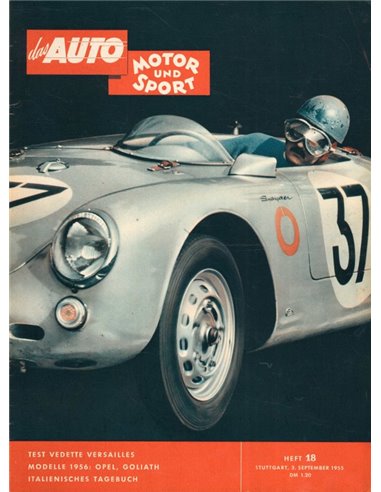 1955 DAS AUTO MOTOR UND SPORT MAGAZINE 18 GERMAN