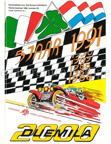 1990 ALFA ROMEO CLUB DUEMILA MAGAZINE 20 DUTCH