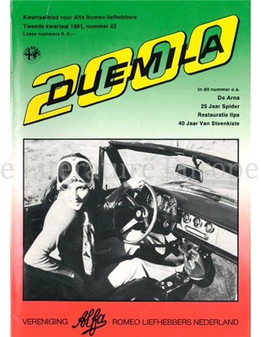 1991 ALFA ROMEO CLUB DUEMILA MAGAZINE 22 DUTCH