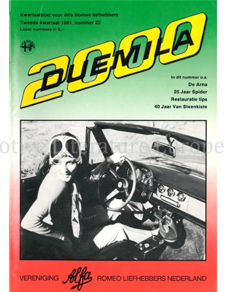 1991 ALFA ROMEO CLUB DUEMILA MAGAZINE 22 DUTCH
