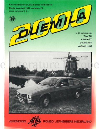 1991 ALFA ROMEO CLUB DUEMILA MAGAZINE 23 NEDERLANDS
