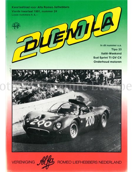 1991 ALFA ROMEO CLUB DUEMILA MAGAZINE 24 DUTCH