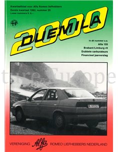1992 ALFA ROMEO CLUB DUEMILA MAGAZINE 25 NIEDERLÄNDISCH