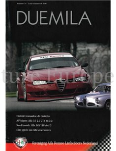 2004 ALFA ROMEO CLUB DUEMILA MAGAZINE 74 NEDERLANDS