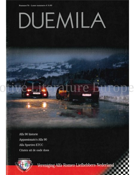 2005 ALFA ROMEO CLUB DUEMILA MAGAZINE 76 NIEDERLÄNDISCH