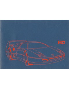 1987 FERRARI F40 PERSMAP DUITS 478/87