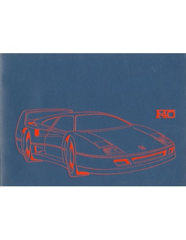 1987 FERRARI F40 PERSMAP DUITS 478/87