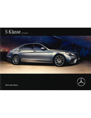 2017 MERCEDES BENZ S-KLASSE PROSPEKT DEUTSCH