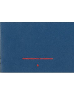 1987 FERRARI F40 PERSMAP DUITS 478/87 2