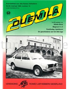 1989 ALFA ROMEO CLUB DUEMILA MAGAZINE 15 NIEDERLÄNDISCH