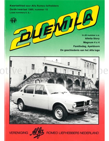 1989 ALFA ROMEO CLUB DUEMILA MAGAZINE 15 NIEDERLÄNDISCH