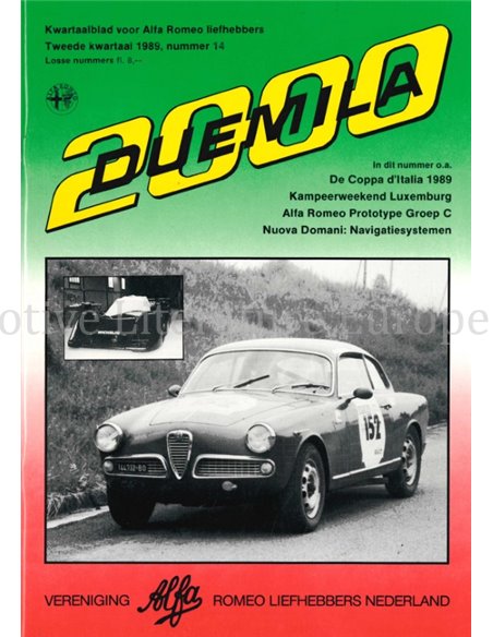 1989 ALFA ROMEO CLUB DUEMILA MAGAZINE 14 DUTCH