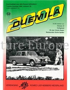 1992 ALFA ROMEO CLUB DUEMILA MAGAZINE 26 DUTCH