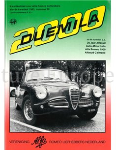 1992 ALFA ROMEO CLUB DUEMILA MAGAZINE 28 NIEDERLÄNDISCH