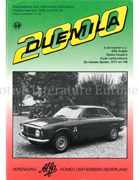 1995 ALFA ROMEO CLUB DUEMILA MAGAZINE 38 NIEDERLÄNDISCH