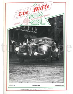 1988 ALFA ROMEO CLUB DUE MILLE MAGAZINE 10 NEDERLANDS