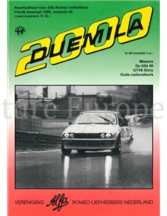 1995 ALFA ROMEO CLUB DUEMILA MAGAZINE 40 NEDERLANDS