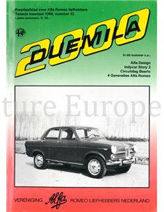 1996 ALFA ROMEO CLUB DUEMILA MAGAZINE 42 NIEDERLÄNDISCH