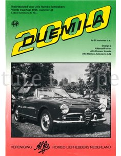 1996 ALFA ROMEO CLUB DUEMILA MAGAZINE 44 NIEDERLÄNDISCH